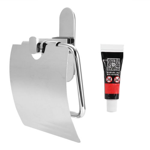 HJLIAN Porte-rouleau de papier toilette mural en acier inoxydable
