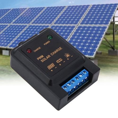 Hjlian Lampe De Jardin Insecticide 6 V/12 V, Controleur De Charge Et De Decharge Solaire (3 A)