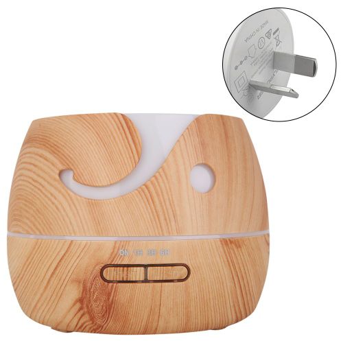 HJLIAN Humidificateur d'air, diffuseur d'huiles essentielles et d'aromes pour la maison, brumisateur avec LED, prise 110-240 V, prise AU