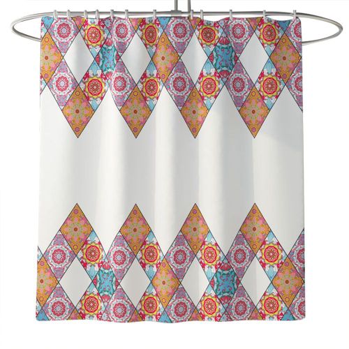 HJLIAN Rideau de douche impermeable de style campagnard, decoration de salle de bain
