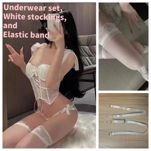 Doux Sexy Dames Ensemble De Soutien-Gorge Arête De Poisson Corset Épicé Fille Dentelle Lingerie Sangle Rembourrage Froncé Type Mince Corset Femmes Ensemble De Soutien-Gorge