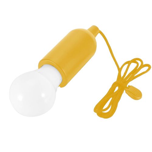 Hjlian Ampoule Led Portable A Cordon De Traction, Lampe De Camping Pour Jardin, Maison, Armoire, Cour, Orange