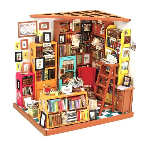 HJLIAN Maison de poupee DIY, jolie maison de poupee miniature, kit de jouets, cadeau DIY parfait
