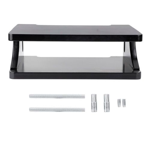 HJLIAN Support mural pour boitier TV, decodeur, etagere, support de rangement pour routeur (noir)