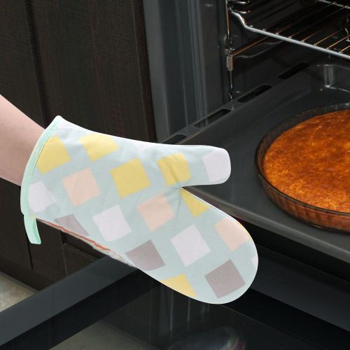 HJLIAN 1 gant de cuisine antiderapant resistant a la chaleur pour four a micro-ondes