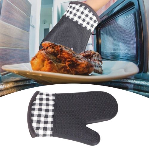 HJLIAN 1 gant de cuisine antiderapant resistant a la chaleur pour four a micro-ondes