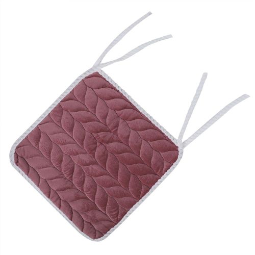 HJLIAN Coussin de chaise antiderapant 40 x 40 cm, pour salle a manger, jardin, terrasse, maison, cuisine, bureau (violet)