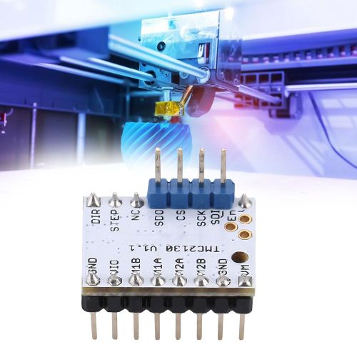 HJLIAN Module de carte controleur de moteur pas a pas, dissipateur thermique avec autocollant Reprap (TMC2130)