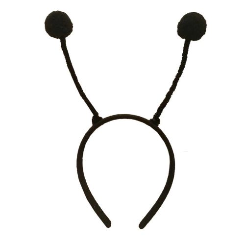 Hjlian Serre-Tete En Forme D'abeille Pour Enfant Et Adulte, Accessoire De Deguisement Pour Fete D'halloween (Noir)
