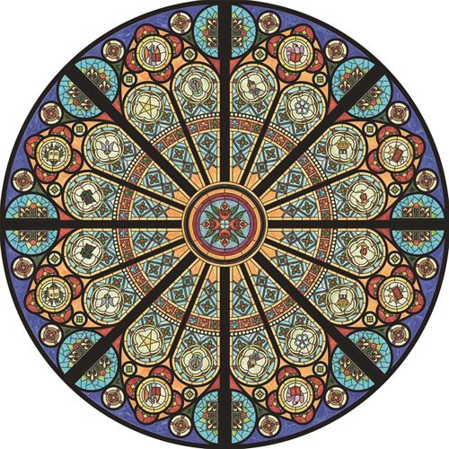 Hjlian Tapis Rond Antiderapant, Tapis D'assise Lavable, Tapis De Chaise Rotray, Tapis De Chambre A Coucher, 60 Cm