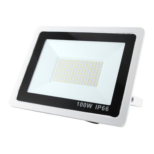Hjlian Spot Led Etanche Ac220v 100w, Applique Murale Blanc Froid Pour Jardin, Cour, Exterieur