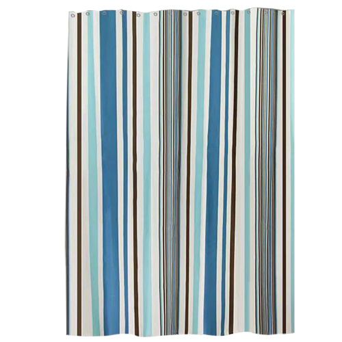 HJLIAN Rideau de douche en polyester impermeable avec crochets de suspension (XL)