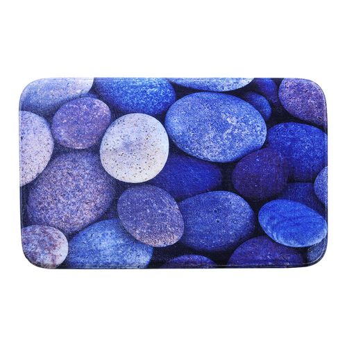 HJLIAN Tapis de sol antiderapant tres absorbant, imprime eponge, paillasson, decoration de salle de bain (4)