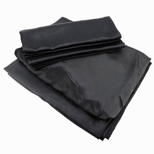 Hjlian Parure De Lit En Satin De Soie Anti-Acariens Avec Housse De Protection Et Protege-Matelas (Twin)