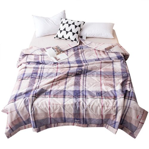Hjlian Couverture Matelassee Lavable Pour Enfants Et Adultes (M)