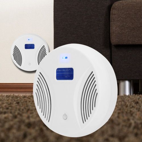 HJLIAN Repulsif electronique a ultrasons avec ecran LED, anti-moustiques, piege a souris, anti-insectes, prise UE