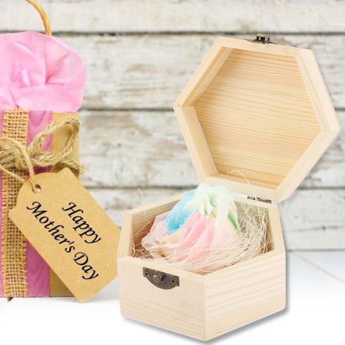 HJLIAN 1 boite a savon lumineuse en bois avec roses decoratives pour anniversaire, Saint-Valentin (noyau bleu clair)