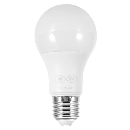 Hjlian Ampoule Led Intelligente Coloree E27 4,5 W Avec Bluetooth Et Telecommande, Blanc Chaud/Froid