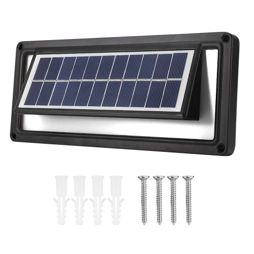 Hjlian Appliques Murales Solaires De Paysage Avec Capteur De Controle Sonore Intelligent, Lampe De Jardin A Energie Solaire