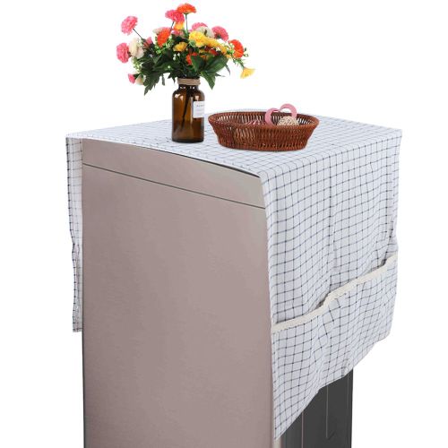 HJLIAN Housse anti-poussiere pour refrigerateur et machine a laver avec sacs de rangement (blanc 70 x 170 cm)