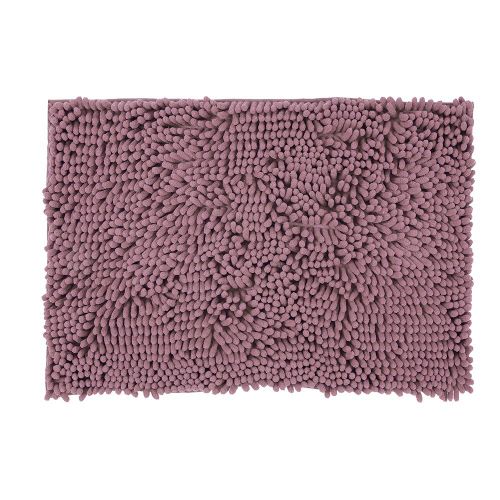 Hjlian Tapis Antiderapant En Chenille Absorbant L'eau Pour Salle De Bain Et Salon (Violet)