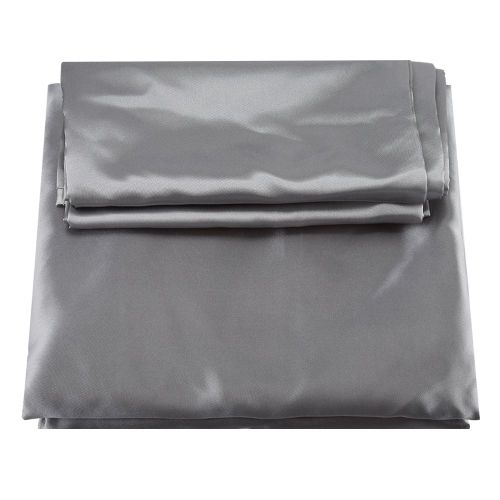 Hjlian Parure De Lit 3 Pieces En Soie Artificielle De Style Moderne, Taie D'oreiller, Drap-Housse (Queen)