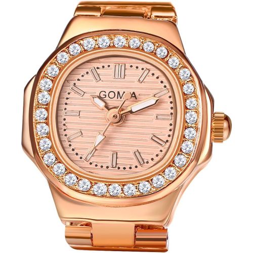 Eryi-Montre À Doigt Montre Bague-Montre Homme Femme Unisexe-Taille Ajustable (Avec Outils)-Montre Bijoux-Avec Sac Cadeau