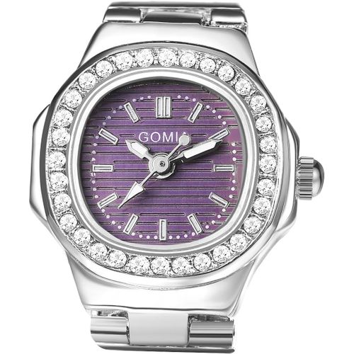 Eryi-Montre À Doigt Montre Bague-Montre Homme Femme Unisexe-Taille Ajustable (Avec Outils)-Montre Bijoux-Avec Sac Cadeau
