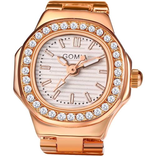 Eryi-Montre À Doigt Montre Bague-Montre Homme Femme Unisexe-Taille Ajustable (Avec Outils)-Montre Bijoux-Avec Sac Cadeau