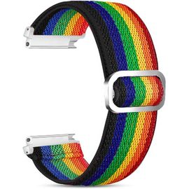 Eryi-Bracelet De Montre En Tissu Réglable, Souple Et Extensible - Bracelet De Rechange Pour Montre De 18 Mm, 20 Mm, 22 Mm, 18mm