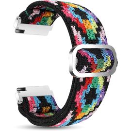 Eryi-Bracelet De Montre En Tissu Réglable, Souple Et Extensible - Bracelet De Rechange Pour Montre De 18 Mm, 20 Mm, 22 Mm, 20mm