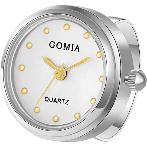 Eryi-Montre Bague Montre Doigt Montre À Quartz Analogique Avec Cadran Numérique,Bracelet Anneau Réglable Pour Homme Et Femme