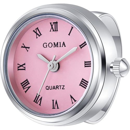 Eryi-Montre Bague Montre Doigt Montre À Quartz Analogique Avec Cadran Numérique,Bracelet Anneau Réglable Pour Homme Et Femme