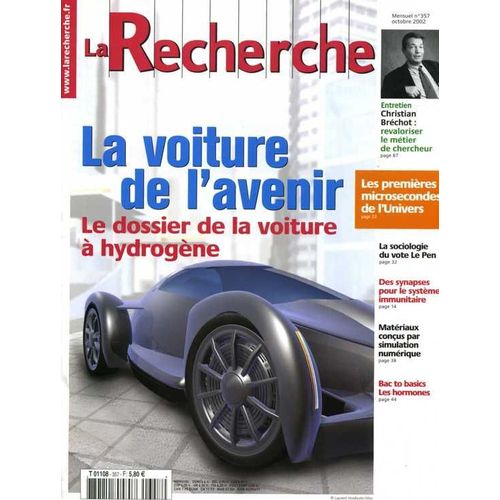 La Recherche  N° 357 : La Voiture De L'avenir: Le Dossier De La Voiture À Hydrogène