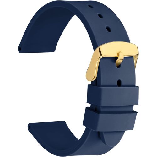 Eryi-Léger Bracelets De Montre En Caoutchouc De Silicone, Boucle En Acier Inoxydable, 16mm 18mm 20mm 22mm 24mmm