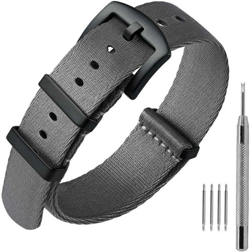 Eryi-Militaire Bracelet De Montre En Nylon Pour Homme Femme, Bandes De Remplacement 18mm 20mm 22mm Avec Boucle En Acier Inoxydable