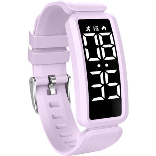 Kalanka-Montre Digitale Enfant Avec Chronomètre,Alarme, Date,Distance,Podomètres Marche Non Connecté-Montres Sport Pour Fille Garcon Avec Bracelet En Silicone