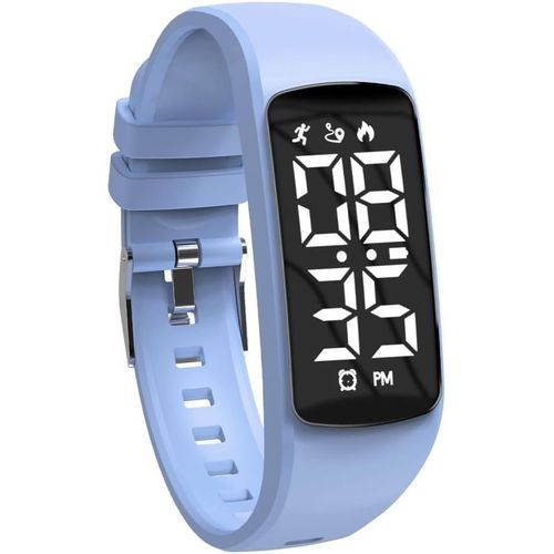 Kalanka-Montre Digitale Enfant Avec Chronomètre,Alarme, Date,Distance,Podomètres Marche Non Connecté-Montres Sport Pour Fille Garcon Avec Bracelet En Silicone