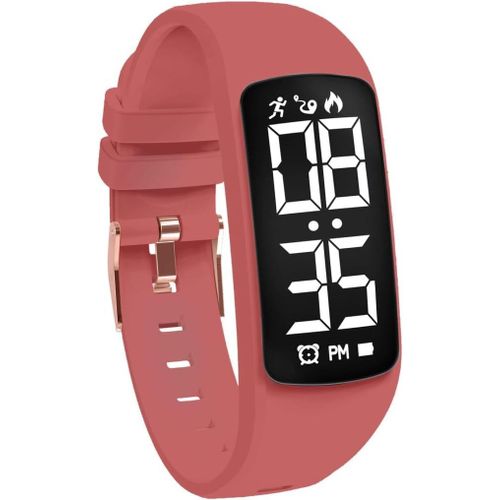 Kalanka-Montre Digitale Enfant Avec Chronomètre,Alarme, Date,Distance,Podomètres Marche Non Connecté-Montres Sport Pour Fille Garcon Avec Bracelet En Silicone