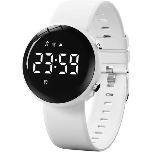 Kalanka-Montre Digitale Enfant Sport Avec Alarme,Chronomètre,Date,Bracelet En Silicone-Distance,Calories,Podomètres Marche Non Connecté Pour Fille Garçon