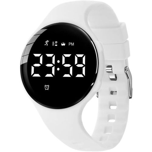 Kalanka-Montre Digitale Enfant Sport Avec Alarme,Chronomètre,Date,Bracelet En Silicone-Distance,Calories,Podomètres Marche Non Connecté Pour Fille Garçon