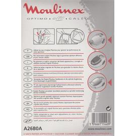 Lot de 2 x 5 Sacs Aspirateur microfibre ROWENTA MOULINEX + 1 filtre