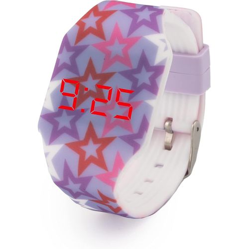 Kalanka-Digital Led Montre Pour Filles, Garçons, Ados. Bracelet En Silicone. Batterie Japonaise De Longue Durée Remplaçable