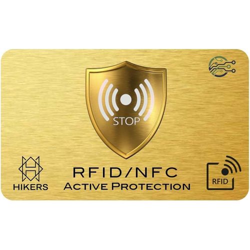 KALANKA-Anti RFID/NFC Protection Carte bancaire sans Contact, Fini Les étuis et Pochettes, Le Portefeuille est entièrement protégé, Carte de crédit, Passeport.
