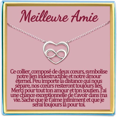 Kalanka-Belle Fille Collier Maman Cadeau Soeur De Coeur Meilleure Amie Mamie Tata Niece Marraine Demande Filleule Cousine Copine Atsem Aesh Nounou Maitresse Institutrice Maternelle Bijou Idee Origina