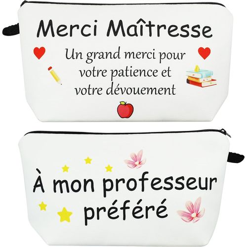 KALANKA-Totebag Maîtresse, Totebag Atsem, 100% coton Cabas Sac Maîtresse Cadeau de Fin d'Année, Cadeau Noël Maîtresse, Merci Maîtresse
