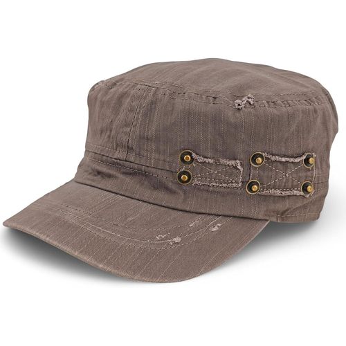 Kalanka-Casquette Militaire Unisexe Au Look Vintage Usé, Ajustable En Coton, Style Déchiré, Protection Solaire Pour Hommes Et Femmes