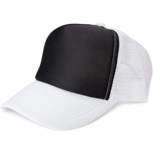Kalanka-Casquette En Maille 5 Panneaux Unisexe, Casquette De Camionneur, Casquette De Baseball, Fermeture Réglable Par Clic Et Snap 04023007