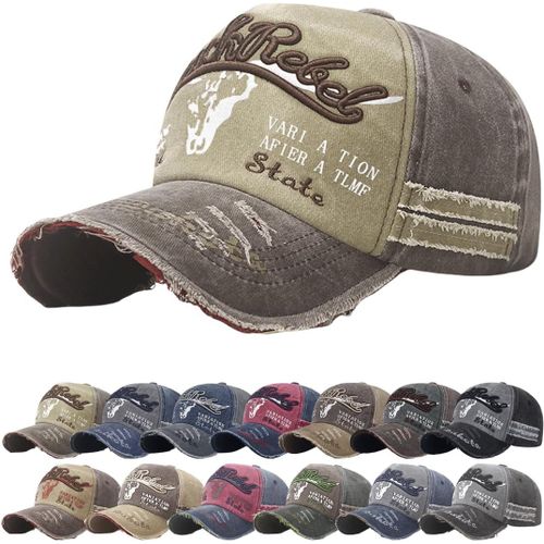 Kalanka-Casquettes De Baseball Pour Homme Et Femme 100% Coton Casquette De Baseball De Sport Décontractée Unie Style Réglable Unisexe Avec Logo Et Inscription