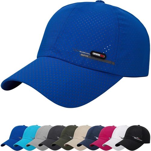 Kalanka-Casquette De Baseball Anti Soleil Coton Baseball Cap Casquette De Baseball Réglable Unisexe Unisexe Réglable Chapeau Soleil Golf Sports